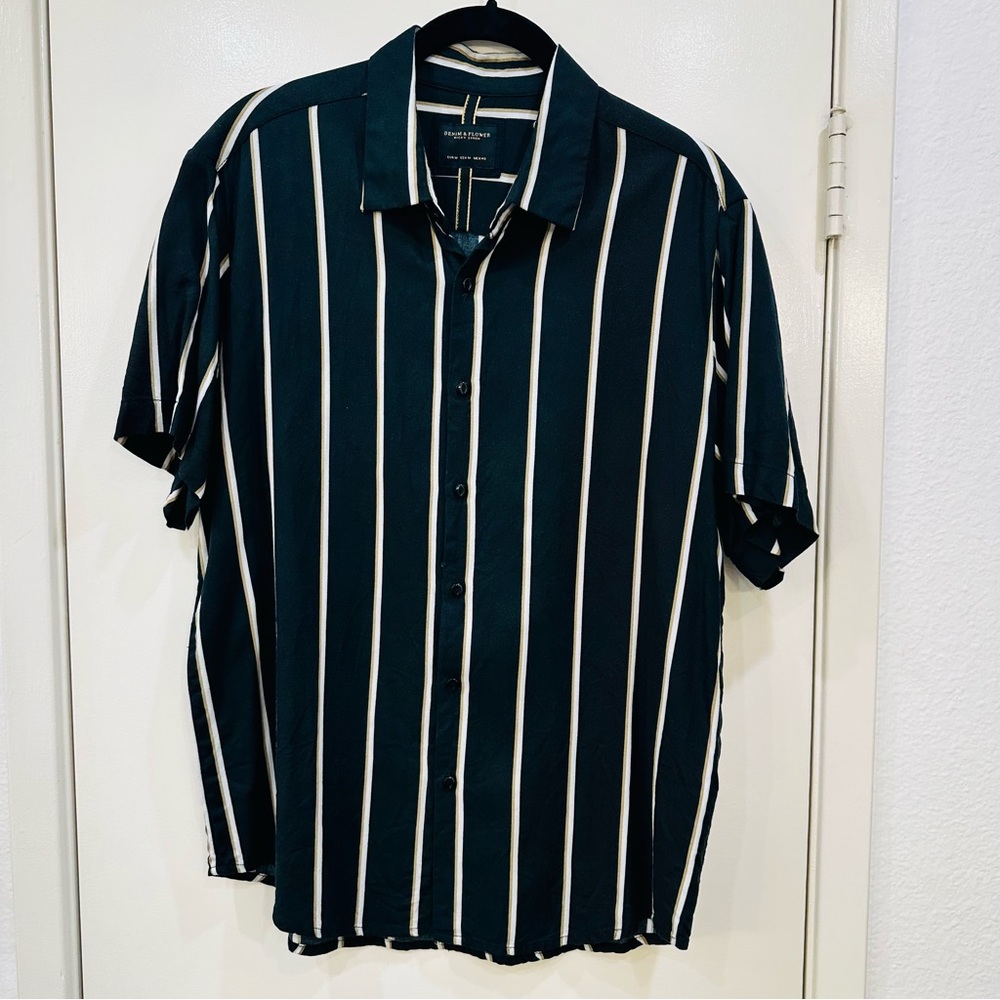 Denim & Flower Men’s Striped Shirt